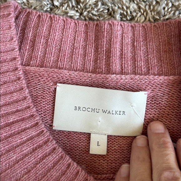 Brochu Walker The Eton Layered Crew Looker Pink - Picture 6 of 9